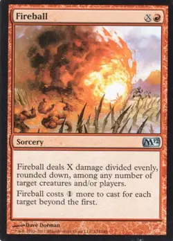 X4 Fireball Magic 2011 LP/NM MTG Magic DNA GAMES - Image 1