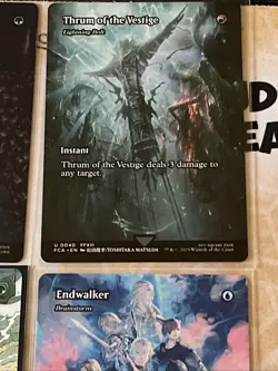 Final Fantasy Magic The Gathering Borderless Uncommon Lot 21x Cards All N/M - Image 4