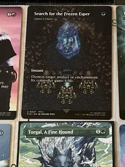 Final Fantasy Magic The Gathering Borderless Uncommon Lot 21x Cards All N/M - Image 5