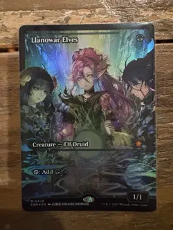 Llanowar Elves (Showcase) Foundations Foil - Image 1