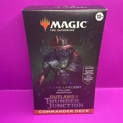 NEW Grand Larceny Magic The Gathering Outlaws Of Thunder Junction Commander Deck - Image 1