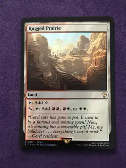 Rugged Prairie Surge Foil - FIC 0417 NM - MTG Magic Final Fantasy - Image 1