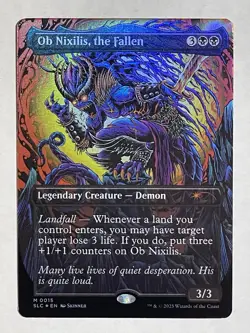 Ob Nixilis, the Fallen Foil, An Encyclopedia of Magic Secret Lair, NM - Image 1
