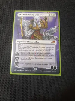 The Wandering Emperor Kamigawa Neon Dynasty MTG Full Art. - Image 1
