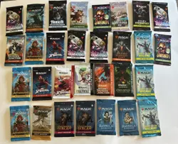 MTG Booster 30 Pack Mixed Lot - 4 Collector/ 26 Reg Packs! W/ Final Fantasy- NEW - Image 1