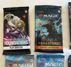 MTG Booster 30 Pack Mixed Lot - 4 Collector/ 26 Reg Packs! W/ Final Fantasy- NEW - Image 2