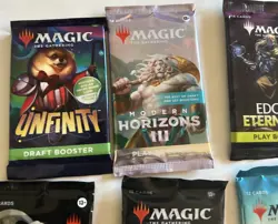 MTG Booster 30 Pack Mixed Lot - 4 Collector/ 26 Reg Packs! W/ Final Fantasy- NEW - Image 4