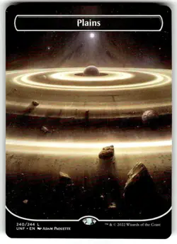 Plains (240) (Borderless) Unfinity Regular MTG - Image 1