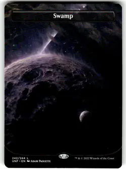 Swamp (242) (Borderless) Unfinity Regular MTG - Image 1