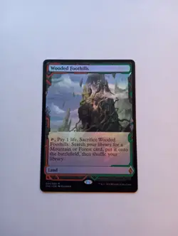 Wooded Foothills Zendikar Rising Expeditions Foil - Image 1