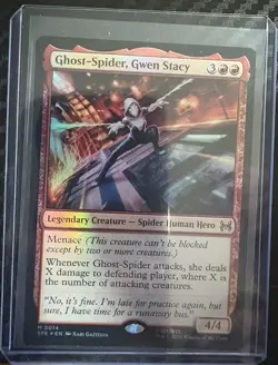 Ghost-Spider Gwen Stacy Foil M 0014 Marvel Spider-Man MTG - Image 1