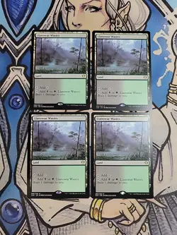 4x Llanowar Wastes - NM/M C20 Commander 2020 MTG Magic - Image 1