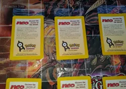 10 Copies Of Pokemon Entei Black Star Promo Card #34 SEALED Movie Promo NEW Neo - Image 2