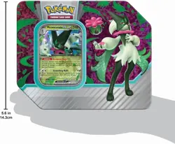 Pokemon TCG: Paldea Partners Meowscarada EX Tin - 5 Packs, Promos - Image 4