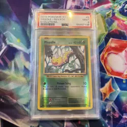 Beedrill Pokemon PSA 9 Slab Lot Weedle Kakuna Evolutions Reverse Holos - Image 2