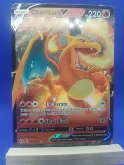 Pokemon TCG Charizard V Crown Zenith 018/159 Holo Ultra Rare - Image 1