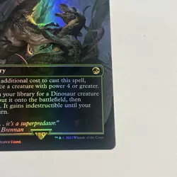 Savage Order - Jurassic Park: Universes Beyond Foil - Sorcery Green Rare MTG - Image 4