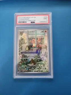 PSA 9 - 2023 Pokemon Obsidian Flames CHARMANDER Black Star Promo #044 - Image 1
