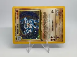Pokemon Machamp 8/102 1st Edition Base Set NM-Mint Rare 1999 Cosmo Holo - Image 4