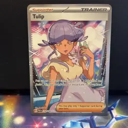 Tulip 244/182 SV04: Paradox Rift Holo Near Mint Pokemon Trainer Card - Image 1