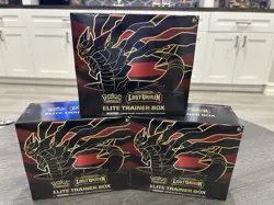 Lot Of 3 - Pokemon Sword & Shield - Lost Origin Elite Trainer Box ETB - Image 1