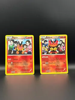 Pokemon TCG Pignite & Emboar Reverse Holo Lot BW Legendary Treasures 27/113 MP - Image 1