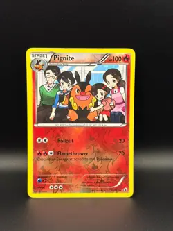 Pokemon TCG Pignite & Emboar Reverse Holo Lot BW Legendary Treasures 27/113 MP - Image 3