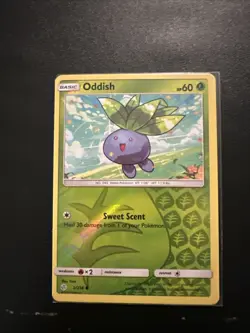 Oddish 2/236 Reverse Holo SM - Cosmic Eclipse Pokemon NM - Image 1