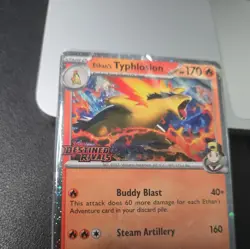 Pokemon Ethan's Typhlosion Stamped Destined Rivals Build and Battle Deck -Sealed - Image 2