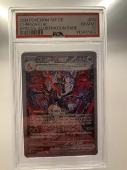 Replica 2024 POKEMON PALDEAN FATES SPECIAL ILLUSTRATION RARE CHARIZARD EX PSA 10 - Image 1