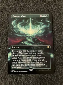 Magic The Gathering MTG - Genesis Wave (Borderless) - FDN - Image 1
