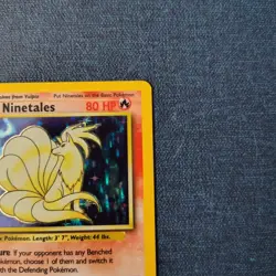 Pokemon TCG Ninetales Holo Rare Unlimited 12/102 Base Set Vintage - Image 4
