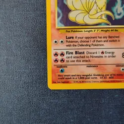 Pokemon TCG Ninetales Holo Rare Unlimited 12/102 Base Set Vintage - Image 5
