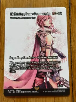 Lightning, Lone Commando - Final Fantasy - MTG - 0054 - Image 1