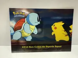 #EP12 Here Comes The Squirtle Squad foil Topps Pokemon TV Animation Series 2 - Image 4