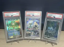 PSA Pokemon Slab Lot: Spidops Ex #243 , Cynthia’s Roserade #184 , Clauncher#205 - Image 1
