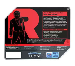 Pokemon TCG Destined Rivals Team Rocket Tin (Nidoking ex) - Sealed New - Image 3