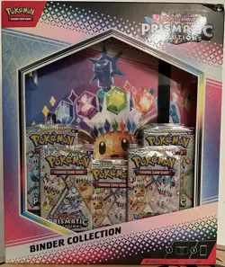 Pokemon TCG: Scarlet & Violet Prismatic Evolutions Binder Collection New Sealed - Image 1