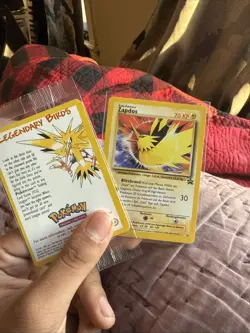 Pokemon TCG 2000 Movie Promo Zapdos Black Star Sealed And Unsealed! - Image 1