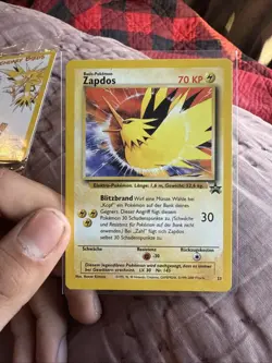 Pokemon TCG 2000 Movie Promo Zapdos Black Star Sealed And Unsealed! - Image 2