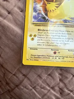 Pokemon TCG 2000 Movie Promo Zapdos Black Star Sealed And Unsealed! - Image 3