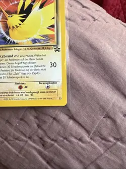 Pokemon TCG 2000 Movie Promo Zapdos Black Star Sealed And Unsealed! - Image 4