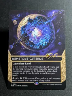 Gemstone Caverns (0016) - Borderless - Edge of Eternities: Stellar Sights - Image 1