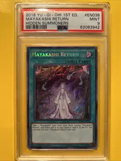 YuGiOh! MAYAKASHI RETURN #HISU-EN038??PSA 9 MINT??1st EDITION-2018 SECRET RARE - Image 3
