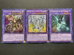 Albion The Sanctifire Dragon + Mudragon Of The Swamp + Dragostapelia | YuGiOh! - Image 1