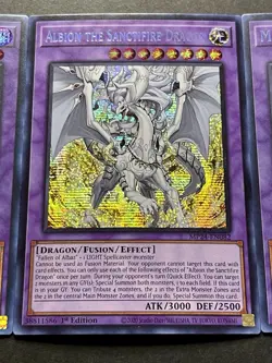 Albion The Sanctifire Dragon + Mudragon Of The Swamp + Dragostapelia | YuGiOh! - Image 5