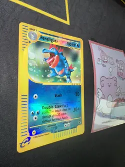 Pokemon Card Feraligatr 46/165 Reverse Holo Expedition🔥PSA Grade🔥036💎NM ++💎 - Image 3