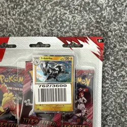 Pokemon TCG Scarlet & Violet Destined Rivals 3 Pack Blister Card Zebstrika #2 - Image 2