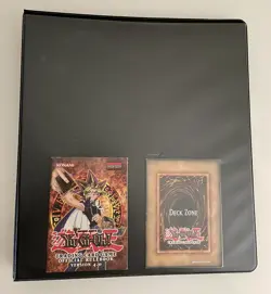Yugioh Vintage 27 Foil/325 Card Binder Lot Dark Magician Blue-Eyes Red-Eyes 2002 - Image 1