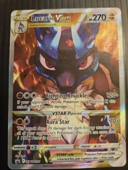 Lucario VSTAR SWSH291 - Sword & Shield Crown Zenith ETB Promo Pokemon Card - Image 1